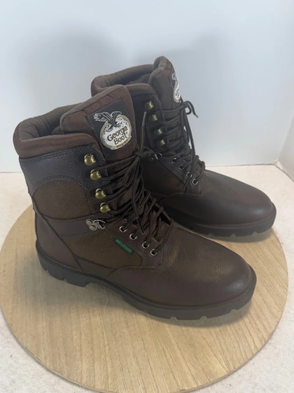 Georgia Boot G109 Mens 9.5W Brown Waterproof 600G Thinsulate Insulated NWOT